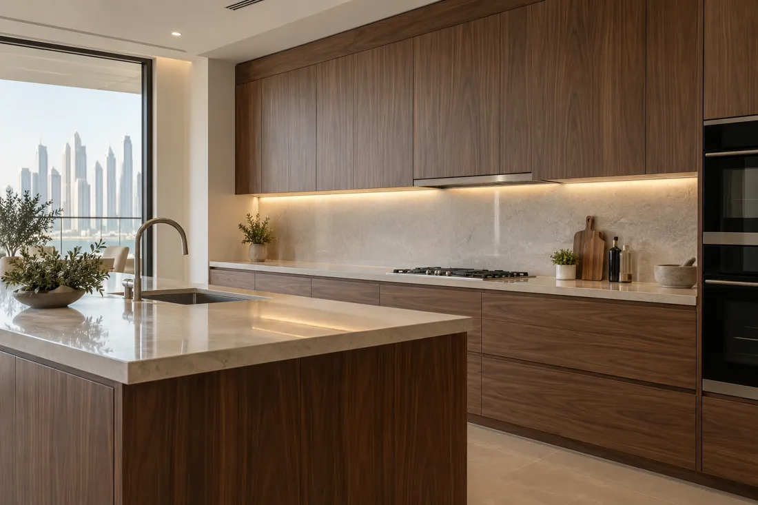 Illustrative interior for Kitchen Vinyl Wrapping