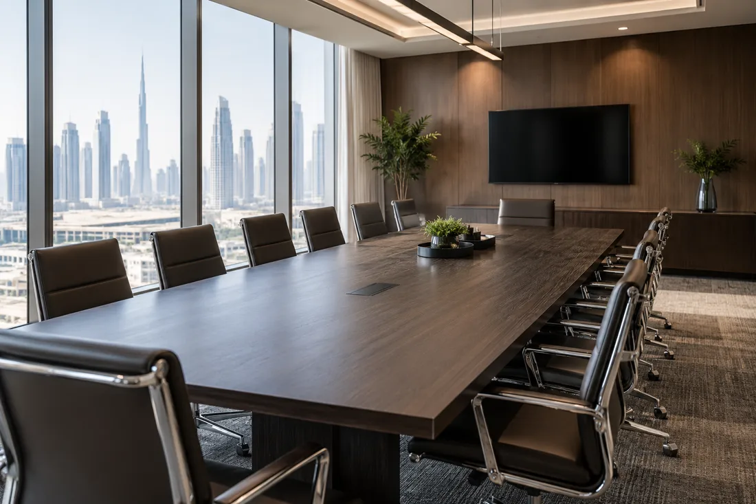 Illustrative interior for Conference Table Wrapping
