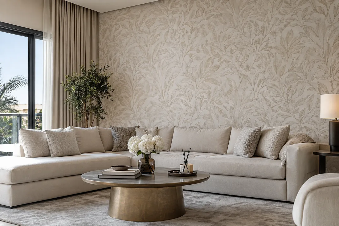 Illustrative interior for Wallpaper Installation