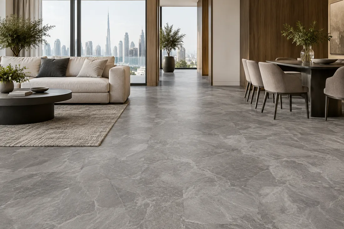 Illustrative interior for Vinyl Floor Finishing