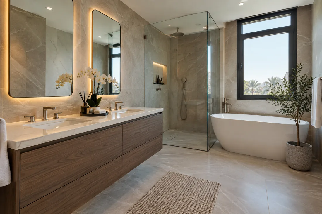 Illustrative interior for Bathroom Renovation
